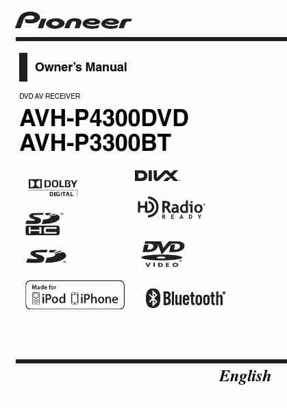 Pioneer Car Video System AVH-P3300BT-page_pdf